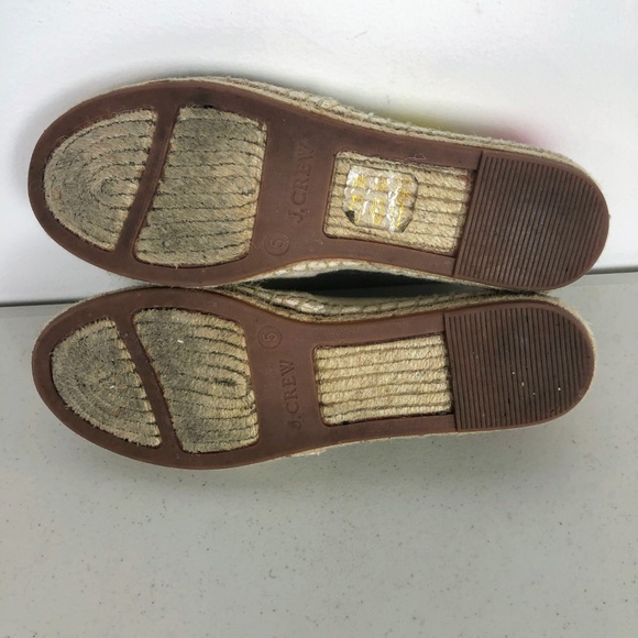 J.Crew Canvas Espadrilles Flats Embroidered Fruits - Picture 7 of 8